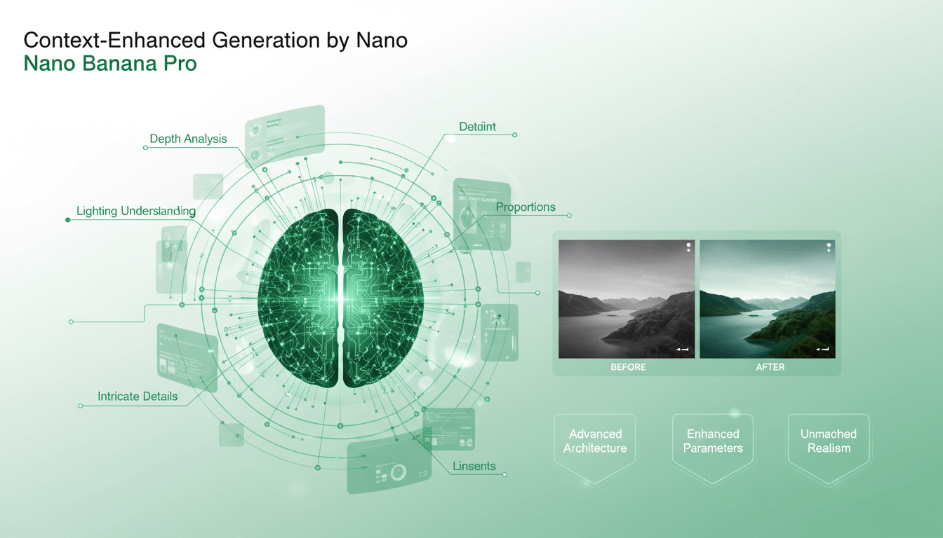 Context-Enhanced Generation by Nano Banana Pro